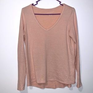 Light pink American eagle V-Neck sweater